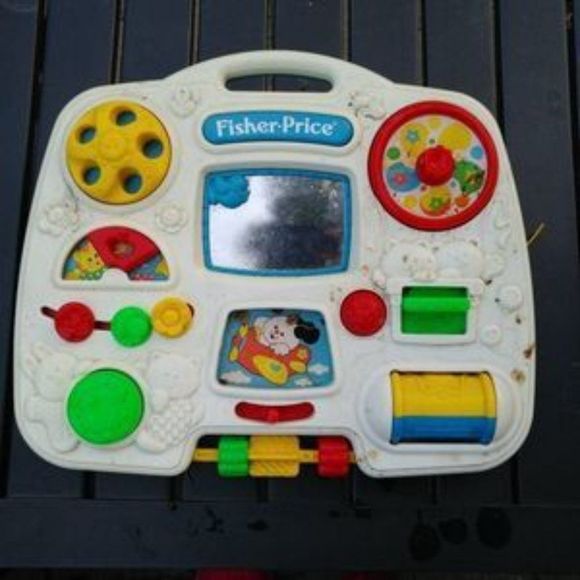 Fisher Price vintage 1993 busy crib board - Picture 4 of 4